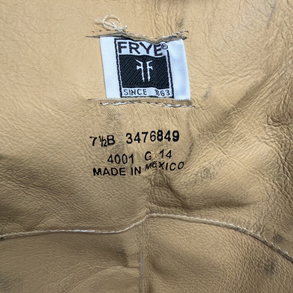 Frye Phillip Harness Tall Women's Leather Boots, Dark Brown, Size 7.5B - Picture 9 of 12